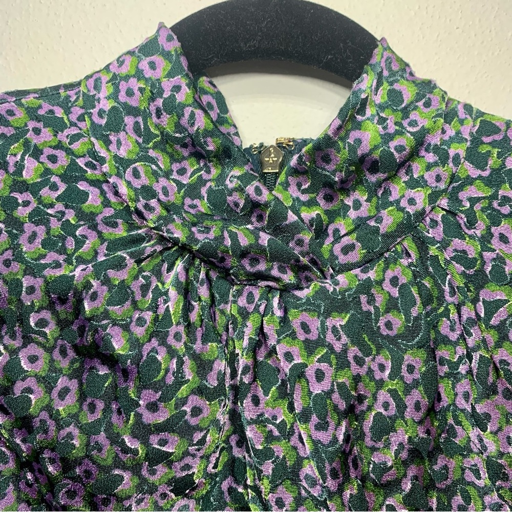 Kate Spade Flair Flora Devore Mini Dress Size 6 - Picture 11 of 16